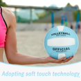 thumbnail image 4 of Kit oficial de voleibol UUBEMM, talla 5, suave al tacto con bomba, 4 of 9