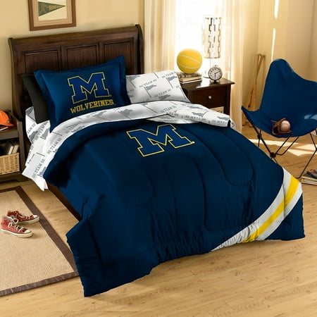 Michigan Wolverines NCAA Bed in a Bag (Twin)