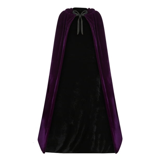 Top de vestido de escenario con capa larga sólida gótica Retro para fiesta informal de Halloween para mujer Fridja nalpqowj63718