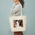 thumbnail image 3 of CafePress - Baxter Photo 6 Tote Bag - Unisex Canvas Tote Bag, Beige, 1-Piece, 3 of 7