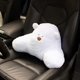 thumbnail image 3 of Almohada de apoyo lumbar, almohada para automóvil, almohada para reposacabezas de automóvil con lindo oso, almohada de apoyo lumbar para automóvil, calidad superior, 3 of 5