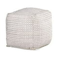 thumbnail image 4 of Steve Silver Hakim Square Handwoven  Pouf, 4 of 5