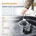thumbnail image 2 of Farm Innovators H-49 Ice Chaser 250 Watt Cast Aluminum 5 Gallon Bucket Deicer, 2 of 11