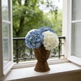 thumbnail image 2 of LEHOZIHEQ Goblet Planter, Woven Rattan Look Resin Flower Pot, Wicker Planter Pot, Decorative Flower Vase for Flowers Herbs Patio Balcony Decor, 2 of 9