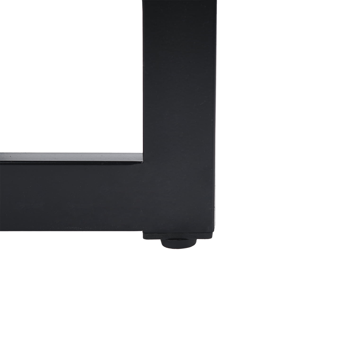 Homy Casa 55.1 inch Writing Desk with Tempered Glass Top Computer Desk for Home Office, Living Room, Gray