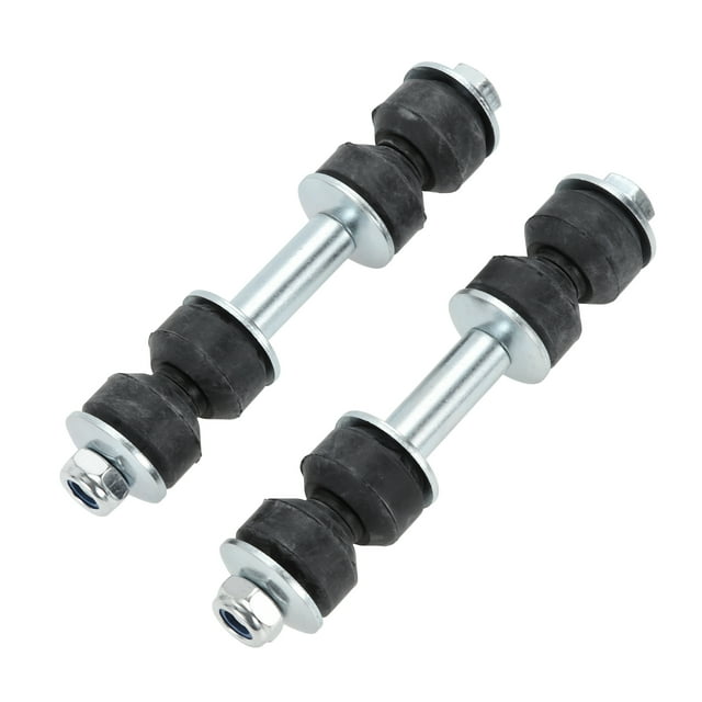 Enlaces de barra estabilizadora frontal Unique Bargains para BUICK ELECTRA 1985-1990 Kits de enlace de barra estabilizadora No.K8989 Hierro Caucho Tono plateado 2 Pcs