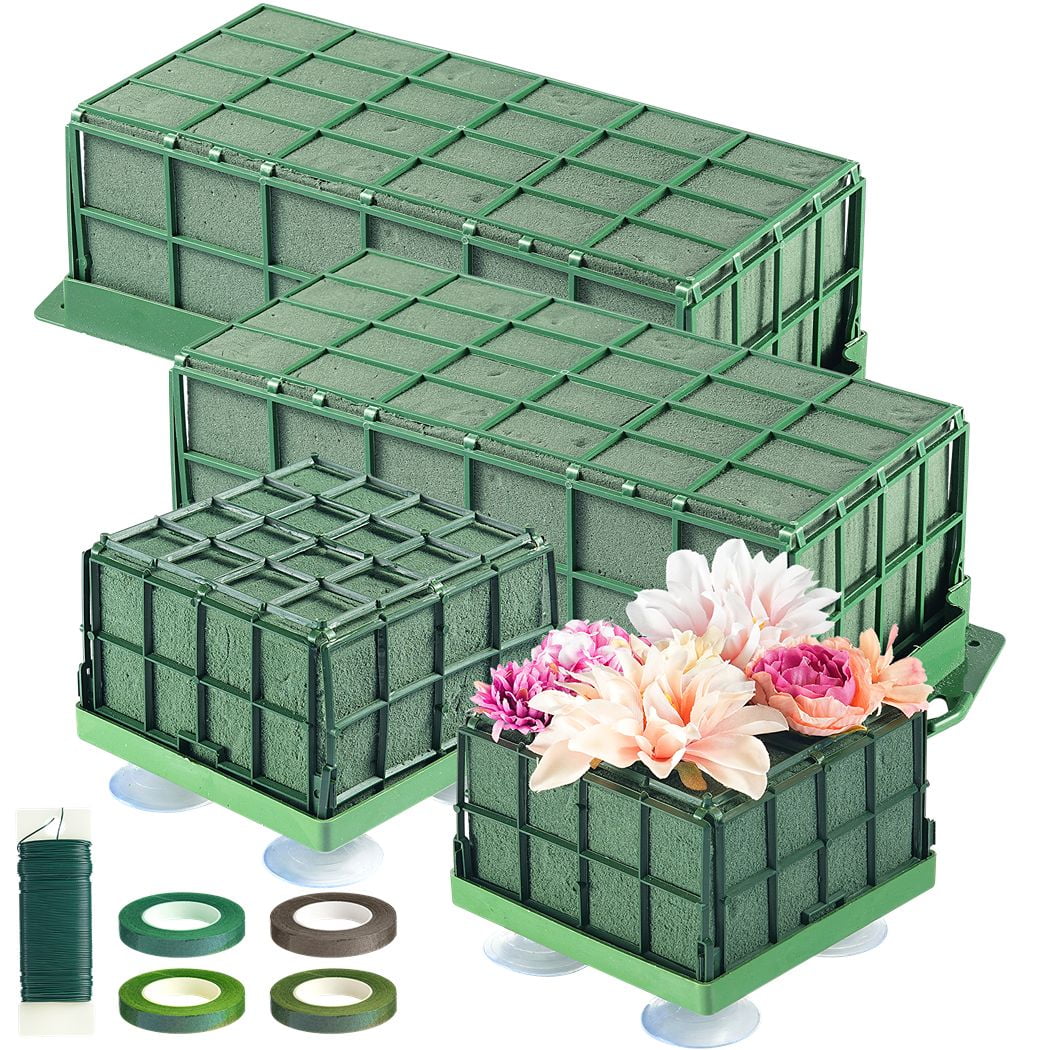 Oasis Floral Products, Wet Floral Foam Brick, 8pk, Green, Foam