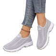 thumbnail image 2 of YOUYEDIAN Sneakers for Women Fashion Round Toe Non Slip Versatile Breathable Sport Sneakers Casual Mesh Soft Outdoor Comfortable Walking Shoes, 2 of 5