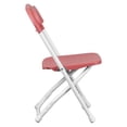thumbnail image 3 of Kids Burgundy Plastic Folding Chair, 3 of 9