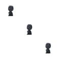 thumbnail image 1 of kurtrusly Cache-Pots Visage Grand Application pour Jardinières de Succulentes Faits de Résine Intérieur Gris 3Ensemble, 1 of 6