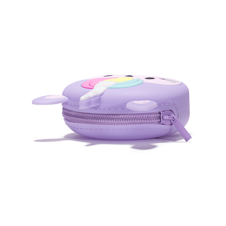 Claires Purple Unicorn Jelly Coin Purse - Material - Walmart.com