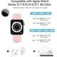 thumbnail image 5 of Compatible con Apple Watch Band 38 mm, 40 mm, 41 mm, 42 mm, 44 mm, 45 mm, 49 mm, pulseras de silicona de repuesto para iWatch Series 8, 7, 6, 5, 4, 3, 2, 1 SE Ultra, 38 mm/40 mm/41 mm-S/M, rosa Rojo Verde MX-0132918FYD, 5 of 5