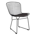 thumbnail image 2 of Silla Tipo Bertoia con Almohadón Malla De Acero Negro Lumax Cardy ZGS-977-NE, 2 of 5
