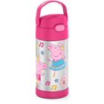 thumbnail image 4 of Thermos Kids Bouteille d'eau isolée sous vide avec paille rabattable, 355 ml, Peppa Pig, 4 of 5