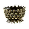 thumbnail image 1 of Lámpara de ghee, portalámparas de ghee, candelabro, lámpara de aceite, suministros para el altar budista Bronce, 1 of 7