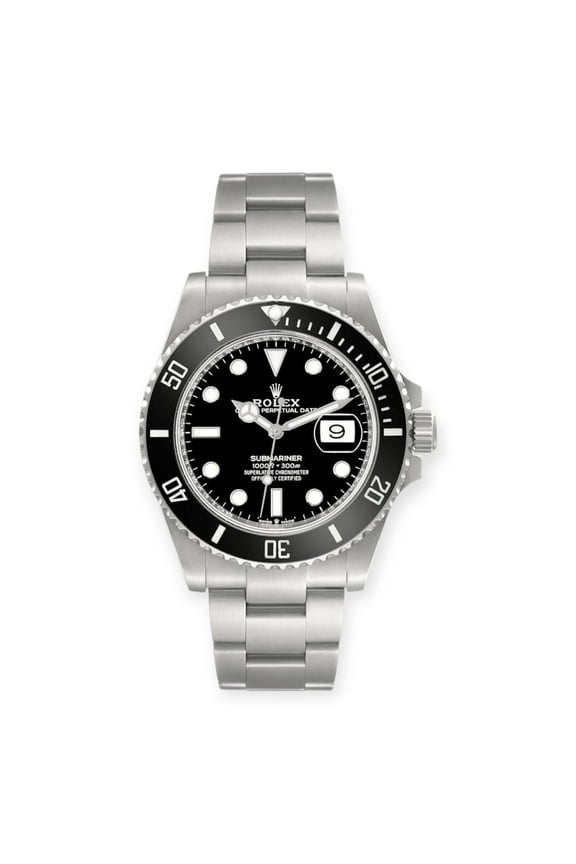 Pre-Owned Rolex Submariner 126610 41mm Black Dial Ceramic Bezel Steel Mens Watch
