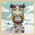 thumbnail image 3 of PI Studio 12x12 Black Modern Framed Museum Art Print Titled - Wise Owl, 3 of 5