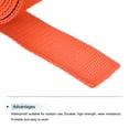 thumbnail image 3 of Unique Bargains Lightweight Polypropylene Webbing Strap 0.8' 10 Yard Backpack Orange for Luggage Cargo Straps, 3 of 5