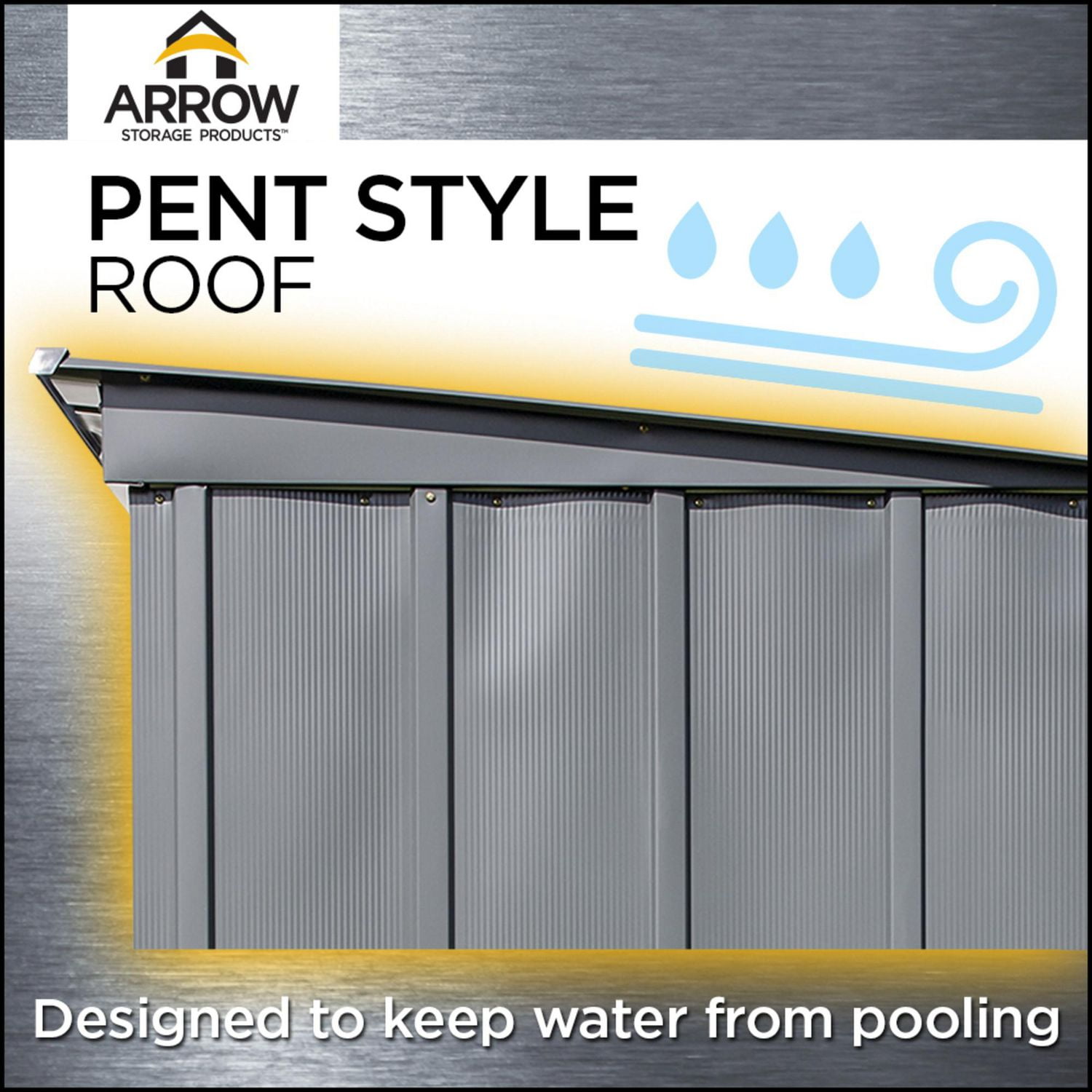 Arrow Select 6 x 5 x 7 ft Green Shed