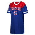 thumbnail image 2 of Girls Youth Outerstuff  Royal Chicago Cubs Big League Cheer V-Neck T-Shirt Dress, 2 of 3