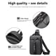 thumbnail image 4 of Bolso bandolera multifuncional con puerto de carga USB | Bolso bandolera antirrobo para hombre y mujer | Mochila de nailon resistente al agua para la escuela, el trabajo y el trabajo, 4 of 8