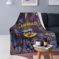 Cuphead Blanket Super Soft Flannel Blanket Throw Lightweight Sofa Throw Blanket Warm Comfortable