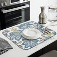 thumbnail image 3 of Microfibre Drying Mat for Kitchen Farmhouse Outdoor (109) Dish Drying Drainer Mat Absorbent Drying Mat Washing Up for Glass, Plate & Cup 16inch X 18inch, 3 of 7