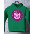 thumbnail image 3 of Unicorn Kitten Hoodie Toddler -Image by Shutterstock,  4 Toddler, 3 of 4