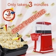 VAVSEA Hot Air Popcorn Popper, Retro Popcorn Maker, 1200W Electric