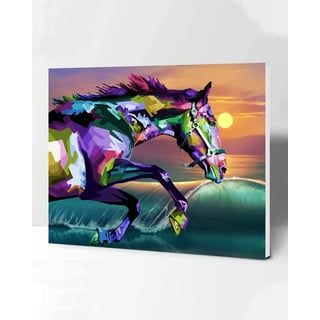 Mini Horses Animals Paint By Numbers 