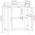 thumbnail image 6 of vidaXL Sideboard Console Cabinet with Storage for Kitchen Engineered Wood, 6 of 25