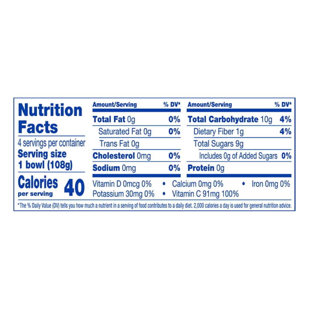 Kroger Diced Pear Cups No Sugar Added 4 ct / 3.8 oz - 3 Pack