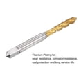 thumbnail image 4 of Unique Bargains 8-32 UNC High Speed Steel Machine 3 Spiral Flutes Thread Tap Titanium Plated, 4 of 5