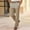 #Khaki, variant on DPTALR Men's Solid Casual Outdoor Cargo Pants Straight Fit with Multiple Zipper, Button Pockets, BlackXXXL