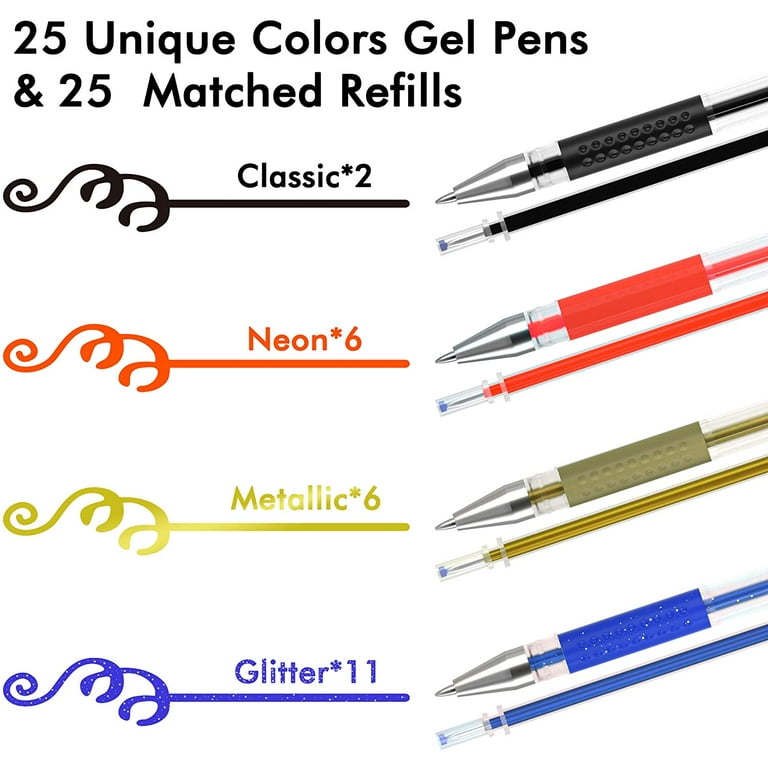 50 gel pen set deals