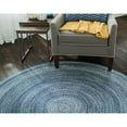 thumbnail image 5 of Anji Mountain AMB0425-040R 4 ft. Epona Braided Round Blue Area Rug, 5 of 5