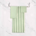 thumbnail image 5 of GZHJMY Light Green Stripes Towel Set of 3, Highly Absorbent Soft Towels with Bath Towel, Hand Towel and Washcloth for Bathroom Hotel Gym Spa, 5 of 7