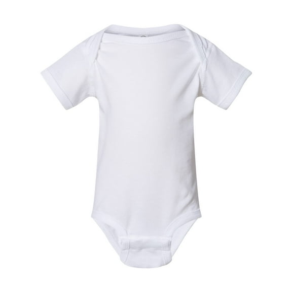 Infant Fine Jersey Bodysuit , White , NB
