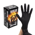 thumbnail image 3 of Wolverine Industrial Grade Nitrile Gloves Black Disposable X Large Fit 8 Mil Heavy Duty Diamond Textured Surface 1000 PCS, 3 of 7