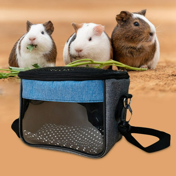 Portable Pets Carrier Bag Hamster Travel Bag for Chinchillas Squirrel Rabbit 7.87x6.30x4.72inch Walmart