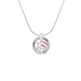 thumbnail image 2 of Delight Jewelry Love with Baseball Live Ring Charm Necklace, 18", 2 of 4