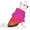 thumbnail image 2 of Fotbe Holiday Shiny Sudadera con Estampado para Perros Pequeños – Suéter con Capucha para Mascotas, Tela Suave de Forro Polar con Bolsillo-Medium, 2 of 7