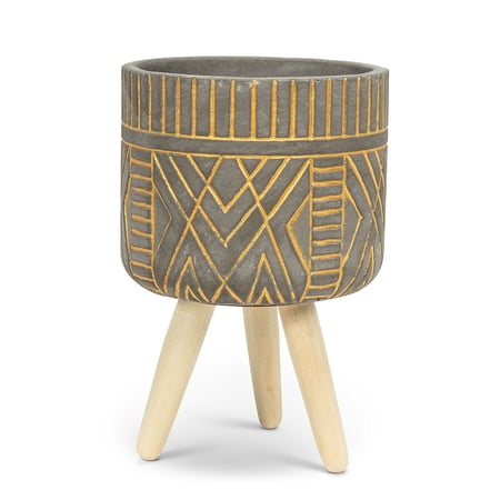 Large Angle Line Tripod Planter