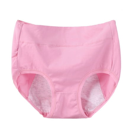 

Spdoo Women s High Waisted Cotton Underwear Breathable Physiological Pants Ladies Soft Full Briefs Panties Regular & Plus Size XL to 6XL