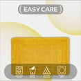 thumbnail image 4 of Better Trends 21" x 34" Bathroom Rug – 100% Cotton, Extra Soft Tufted Reversible Bath Mat, Water-Absorbent, Machine Washable (Yellow) Lilly Crochet Collection, 4 of 7