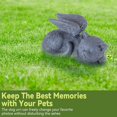 thumbnail image 3 of Statue Commémorative Ange Chat, Cadeaux pour Animaux de Compagnie, Statue Commémorative Ange Chat, Pierre Tombale Chat, Statue Commémorative Ange Chat, Tombes pour Animaux de Compagnie, 3 of 5