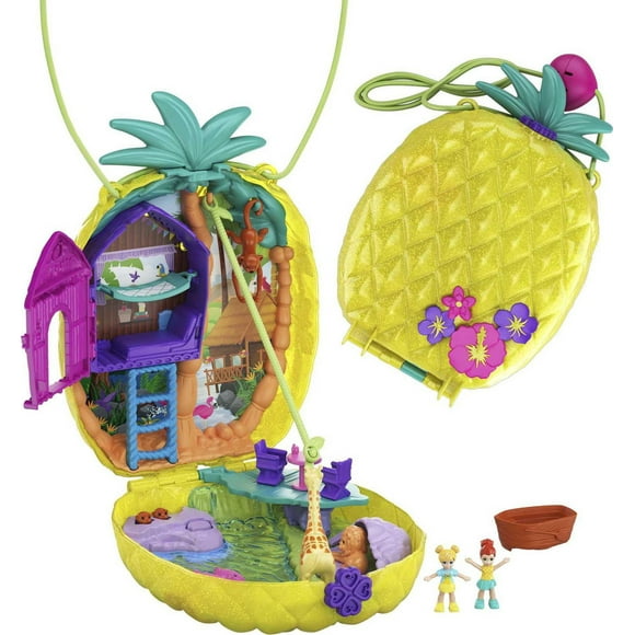 Polly Pocket Tropicool Pineapple Wearable Compact Purse