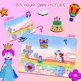 thumbnail image 4 of Kit de manualidades con estampado de unicornios y princesas para niñas de PERRYHOME, 4 of 6