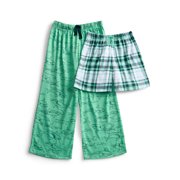 Wonder Nation Boys Sleep Pants and Shorts Set, 2-Pack, Sizes 4-18