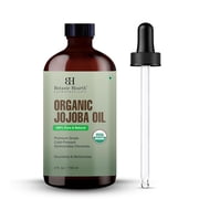 Botanic Hearth 100% Pure Jojoba Oil for Skin, Hair & Scalp | Cold Pressed, Deeply Moisturizing, Balances Natural Oils | Face, Body & Hair Care | 4 fl oz